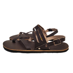 Jenon Leather T-Track Barefoot Sandals