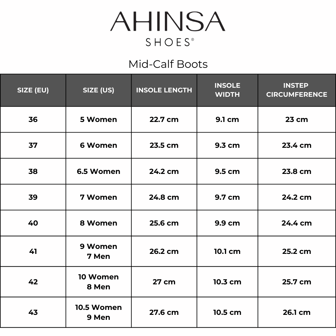 Ahinsa Mid Calf Boots