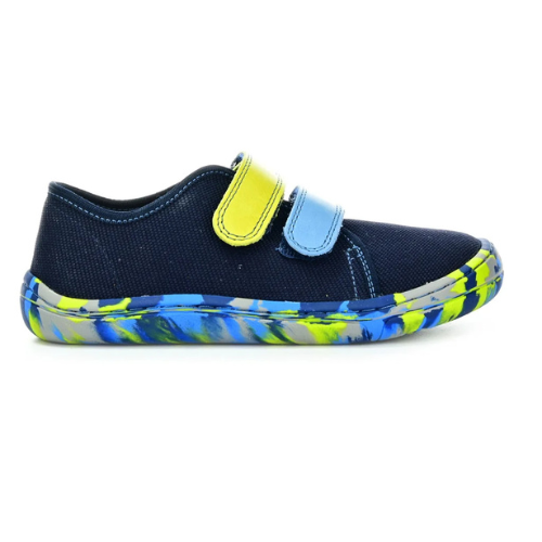 Froddo Barefoot Canvas Pop Sneaker w/ Extra Grip Sole