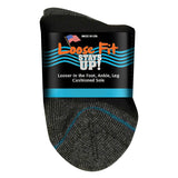 Extra Wide Sock Co Loose Fit Stay Ups! Quarter Socks