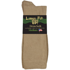 Extra Wide Sock Co Loose Fit Stay Ups! Dress Socks