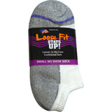 Extra Wide Sock Co Loose Fit No Show Socks