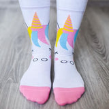 Be Lenka Barefoot Crew Socks Print