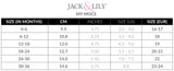 Jack & Lily Size Chart for My Mocs